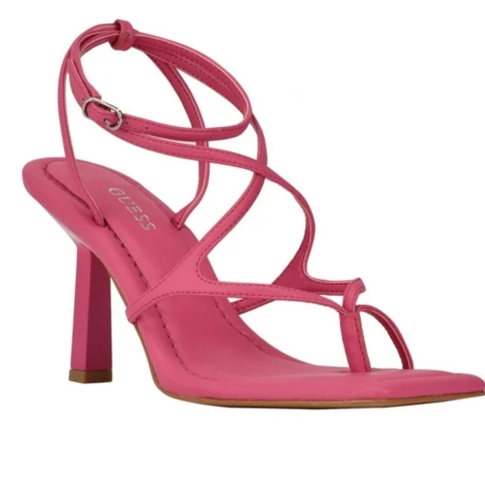 Guess Women's Fuchsia Strappy Heels
